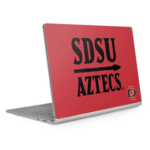 San Diego State University Aztecs Red Surface Book 2 15in Skin