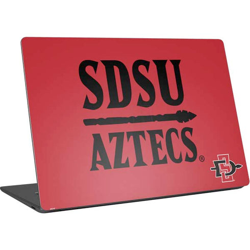San Diego State University Aztecs Red Surface Laptop 4 15in Skin