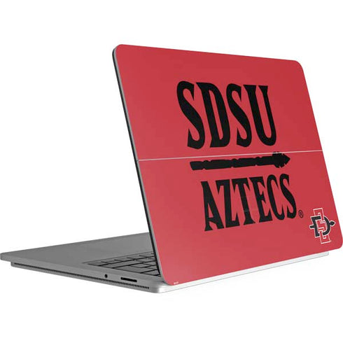 San Diego State University Aztecs Red Surface Laptop Studio Skin