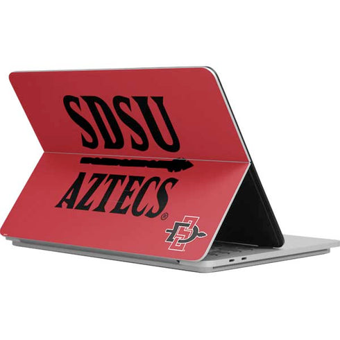 San Diego State University Aztecs Red Surface Laptop Studio Skin