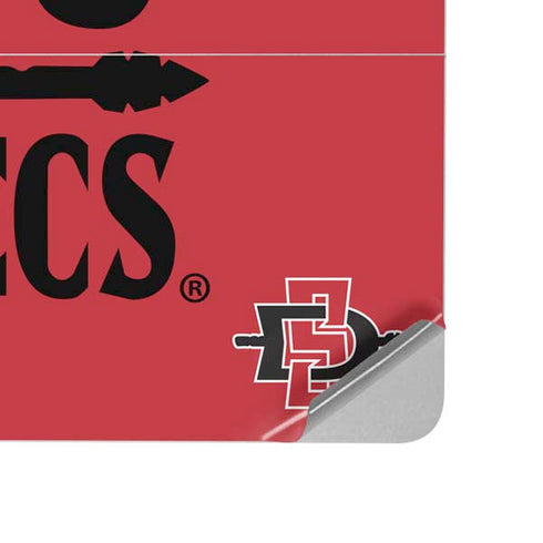 San Diego State University Aztecs Red Surface Laptop Studio Skin