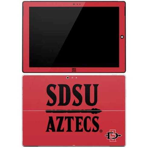 San Diego State University Aztecs Red Surface Pro 3 Skin