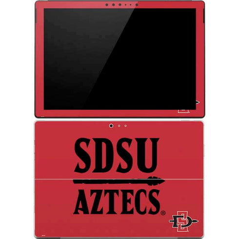 San Diego State University Aztecs Red Surface Pro 4 Skin