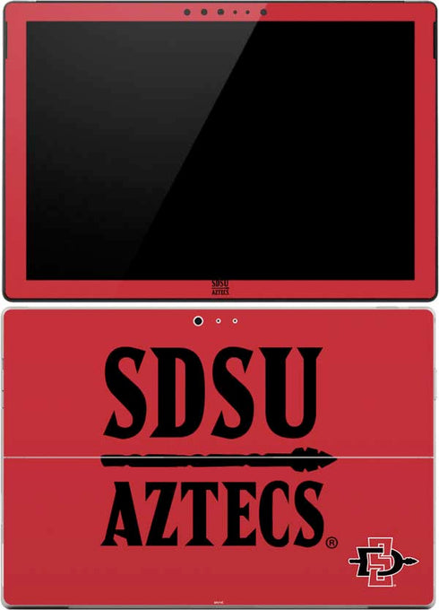 San Diego State University Aztecs Red Surface Pro (2017) Skin