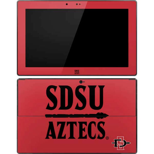 San Diego State University Aztecs Red Surface Pro Tablet Skin