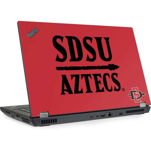 San Diego State University Aztecs Red Lenovo ThinkPad Skin