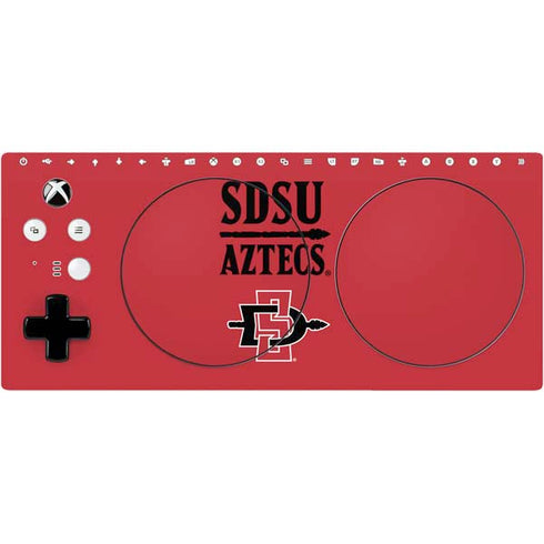 San Diego State University Aztecs Red Xbox Adaptive Controller Skin