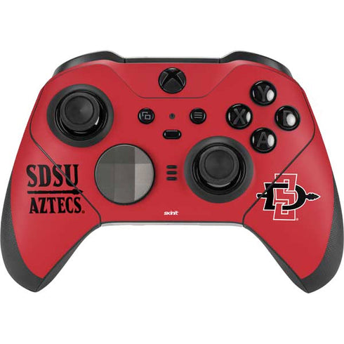 San Diego State University Aztecs Red Xbox Elite Wireless Controller Series 2 Skin