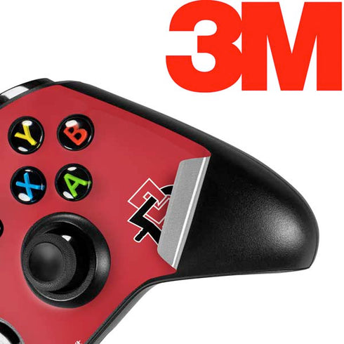 San Diego State University Aztecs Red Xbox One X Controller Skin
