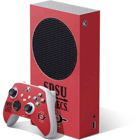San Diego State University Aztecs Red Xbox Series S Bundle Skin