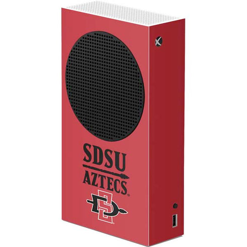 San Diego State University Aztecs Red Xbox Series S Console Skin