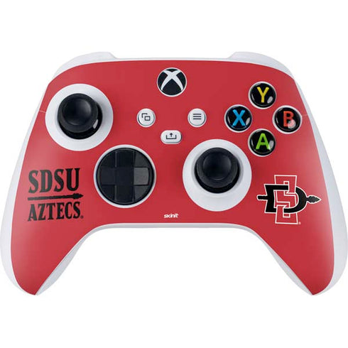 San Diego State University Aztecs Red Xbox Series S Controller Skin