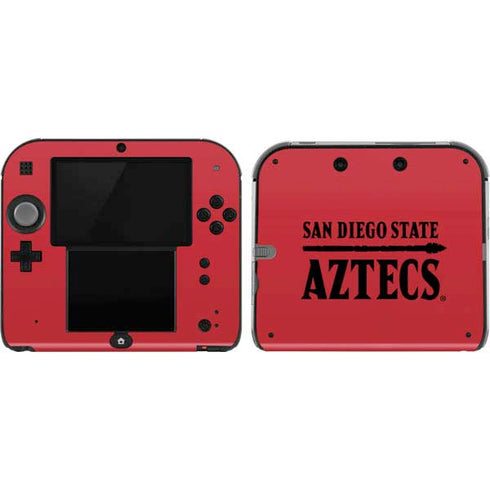 San Diego State University Logo Red Nintendo 2DS Skin