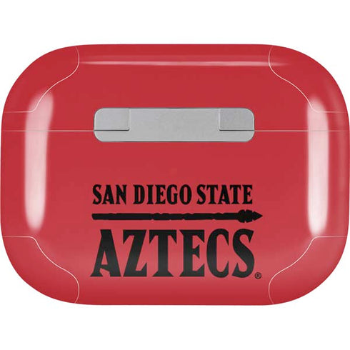 San Diego State University Logo Red Apple AirPods Pro Skin