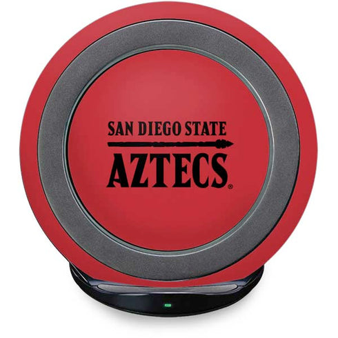 San Diego State University Logo Red Fast Charge Wireless Charging Stand Skin