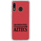 San Diego State University Logo Red Galaxy A20 Clear Case