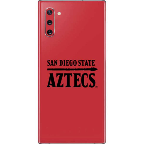 San Diego State University Logo Red Galaxy Note 10 Skin