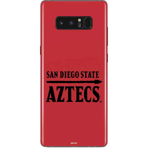 San Diego State University Logo Red Galaxy Note 8 Skin