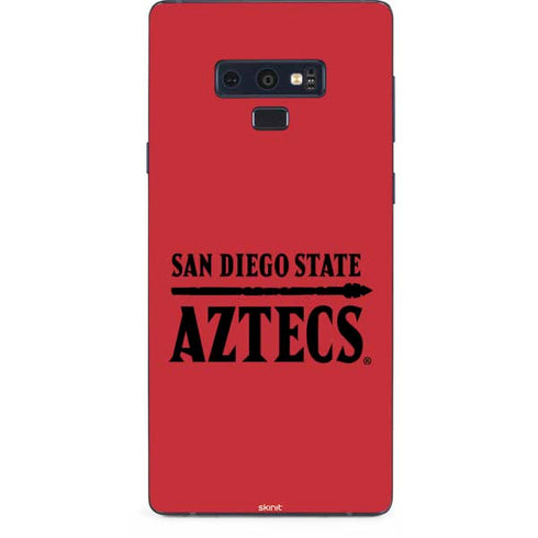 San Diego State University Logo Red Galaxy Note 9 Skin