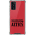 San Diego State University Logo Red Galaxy Note20 5G Clear Case