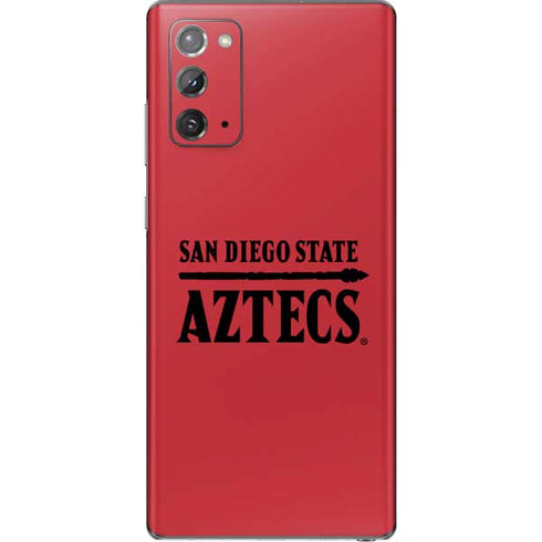 San Diego State University Logo Red Galaxy Note20 5G Skin