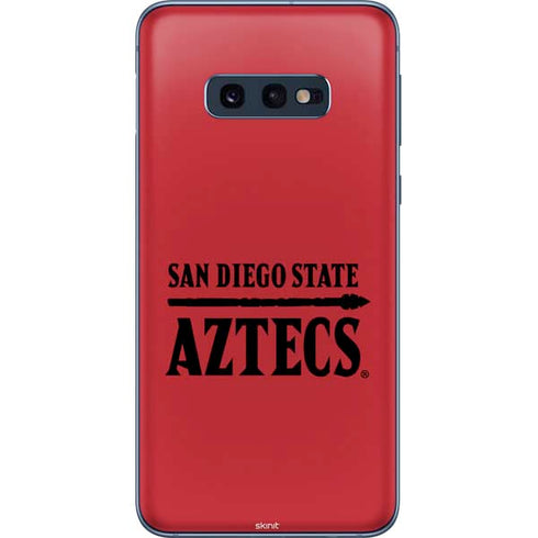 San Diego State University Logo Red Galaxy S10e Skin