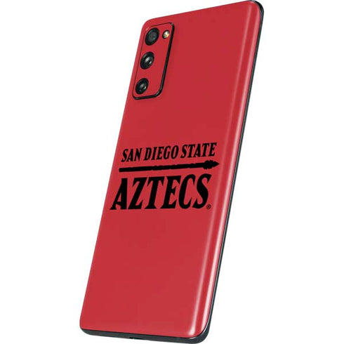 San Diego State University Logo Red Galaxy S20 Fan Edition Skin