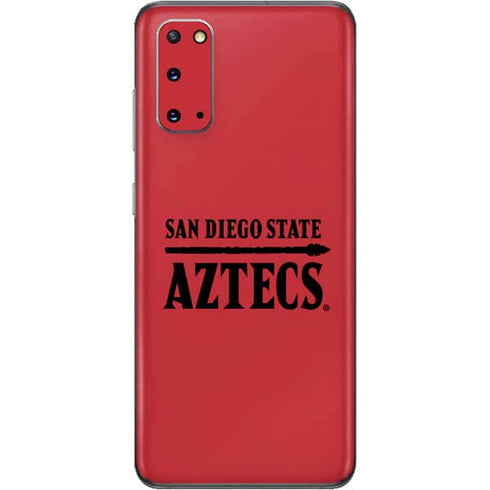 San Diego State University Logo Red Galaxy S20 Skin
