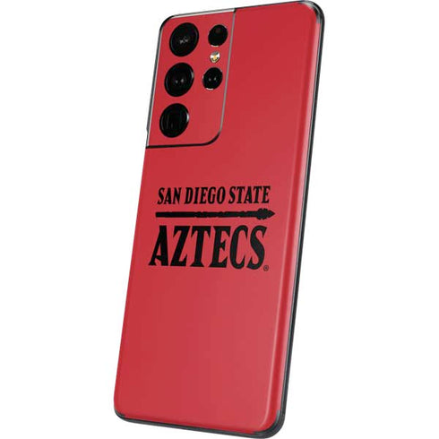San Diego State University Logo Red Galaxy S21 Ultra 5G Skin