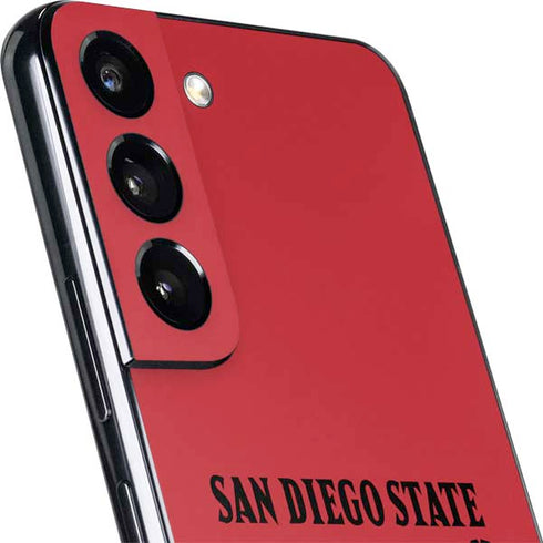 San Diego State University Logo Red Galaxy S22 Plus Skin