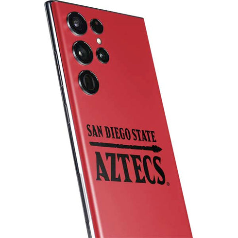 San Diego State University Logo Red Galaxy S22 Ultra Skin