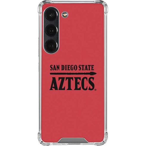 San Diego State University Logo Red Galaxy S23 Clear Case