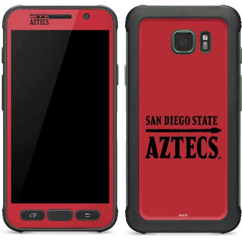San Diego State University Logo Red Galaxy S7 Active Skin