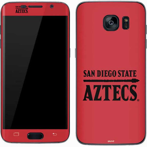 San Diego State University Logo Red Galaxy S7 Skin