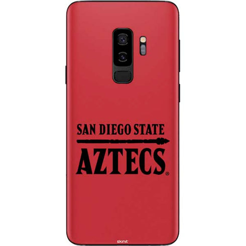 San Diego State University Logo Red Galaxy S9 Plus Skin