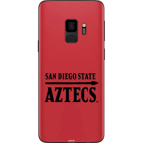 San Diego State University Logo Red Galaxy S9 Skin