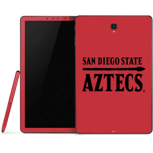 San Diego State University Logo Red Samsung Galaxy Tab Skin