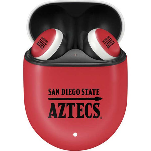 San Diego State University Logo Red Google Pixel Buds Skin