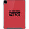 San Diego State University Logo Red iPad Pro 12.9in (2020) Clear Case