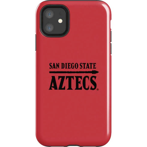 San Diego State University Logo Red iPhone 11 Impact Case