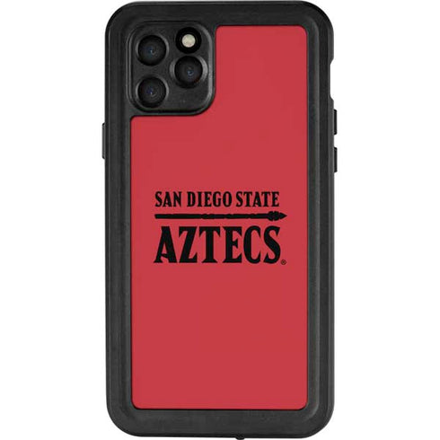 San Diego State University Logo Red iPhone 11 Pro Waterproof Case