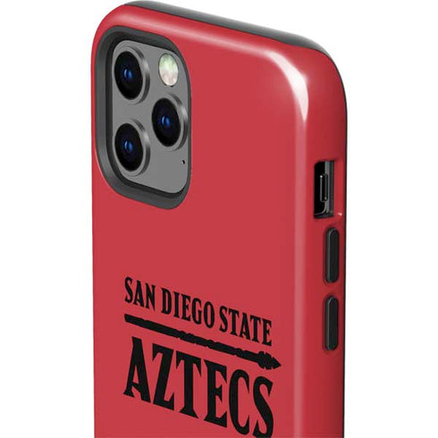 San Diego State University Logo Red iPhone 12 Pro Impact Case