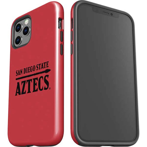 San Diego State University Logo Red iPhone 12 Pro Impact Case