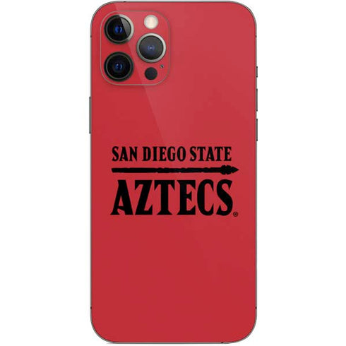 San Diego State University Logo Red iPhone 12 Pro Max Skin