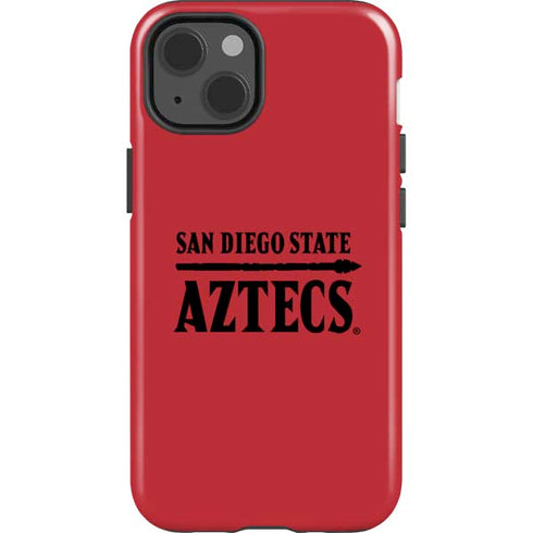 San Diego State University Logo Red iPhone 13 Impact Case