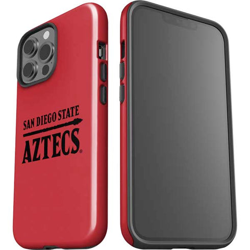 San Diego State University Logo Red iPhone 13 Pro Max Impact Case