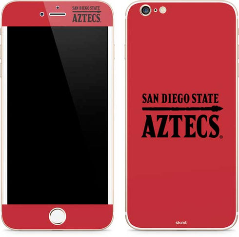San Diego State University Logo Red iPhone 6/6s Plus Skin