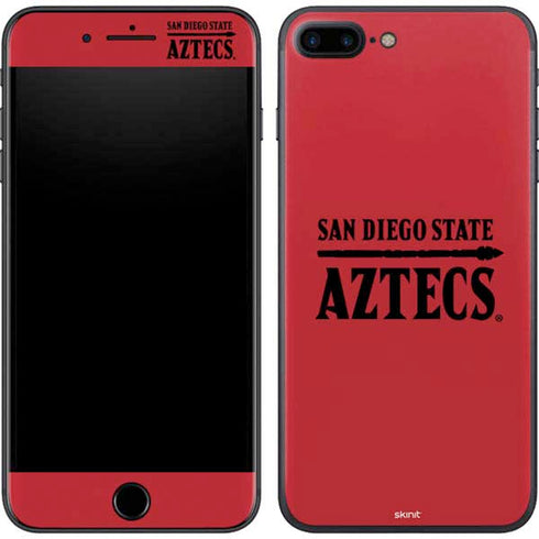 San Diego State University Logo Red iPhone 8 Plus Skin