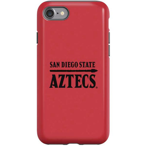 San Diego State University Logo Red iPhone SE (2nd & 3rd Gen) Pro Case