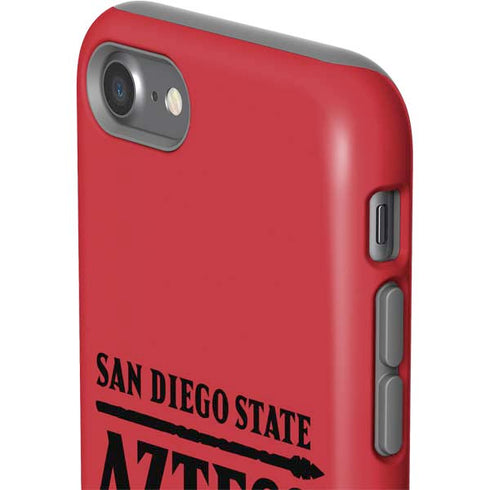San Diego State University Logo Red iPhone SE (2nd & 3rd Gen) Pro Case
